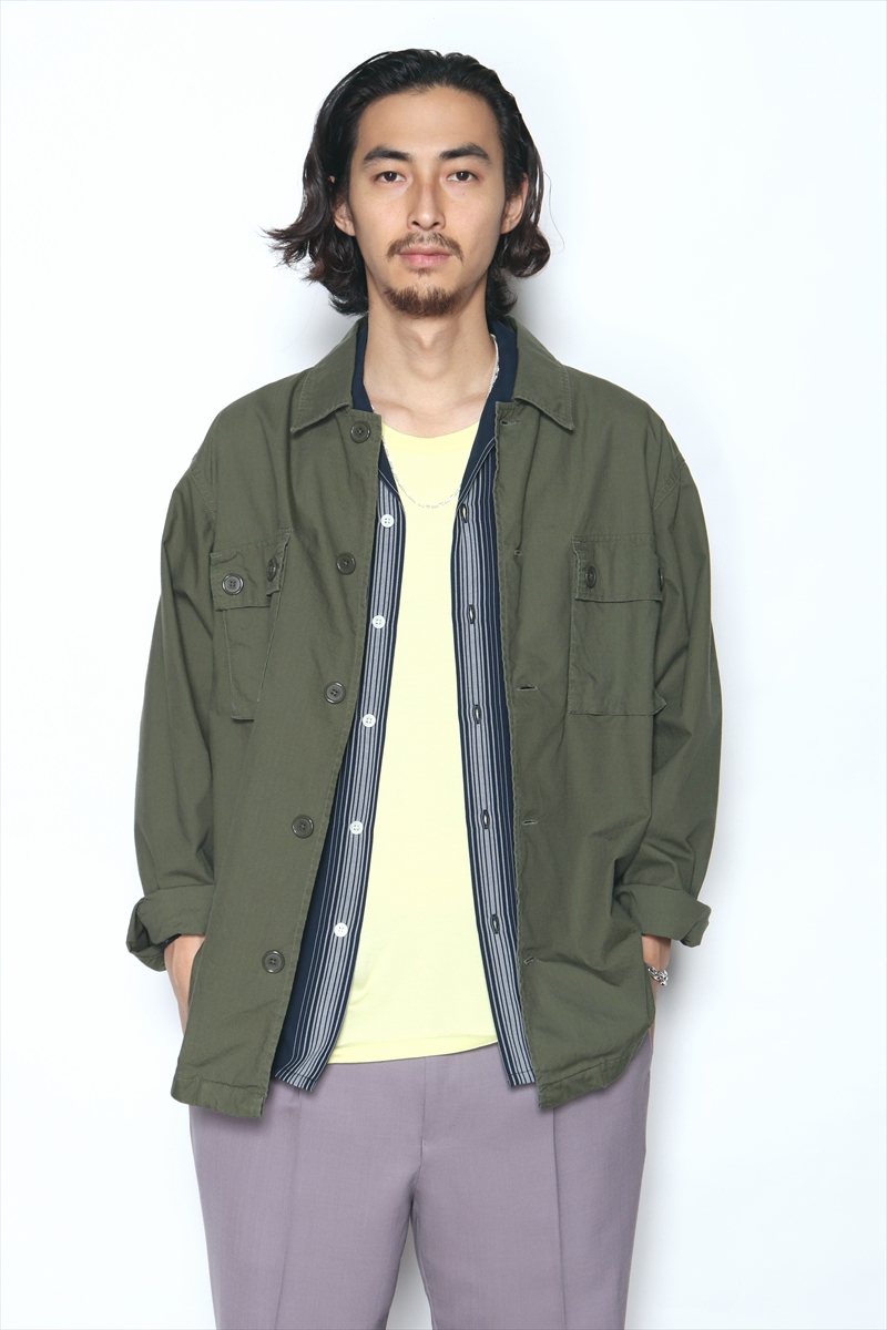 WACKO MARIA/ARMY SHIRT（KHAKI）［アーミーシャツ-25秋冬］ - JONAS