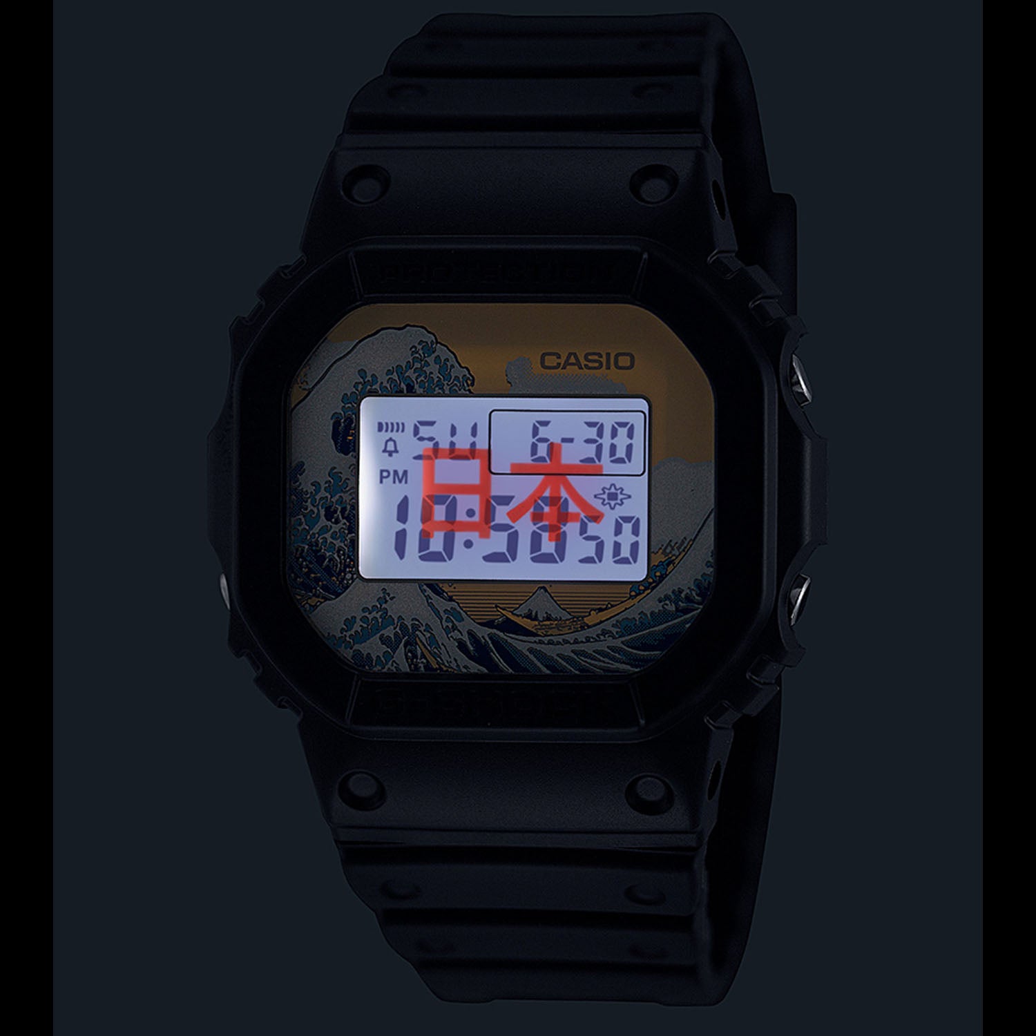 Gショック】葛飾北斎 / 神奈川沖浪裏 / DW-5600KHK24-1JR – GQ SHOP