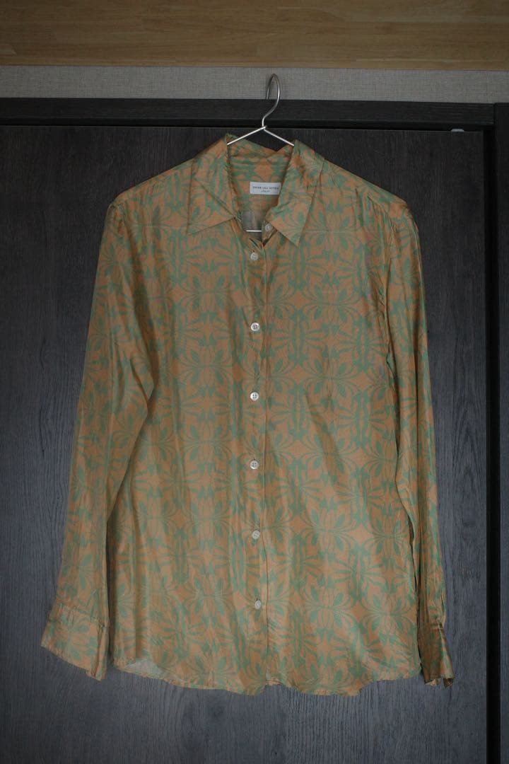 DRIES VAN NOTEN シルク総柄シャツ（size 34）。 - メルカリ