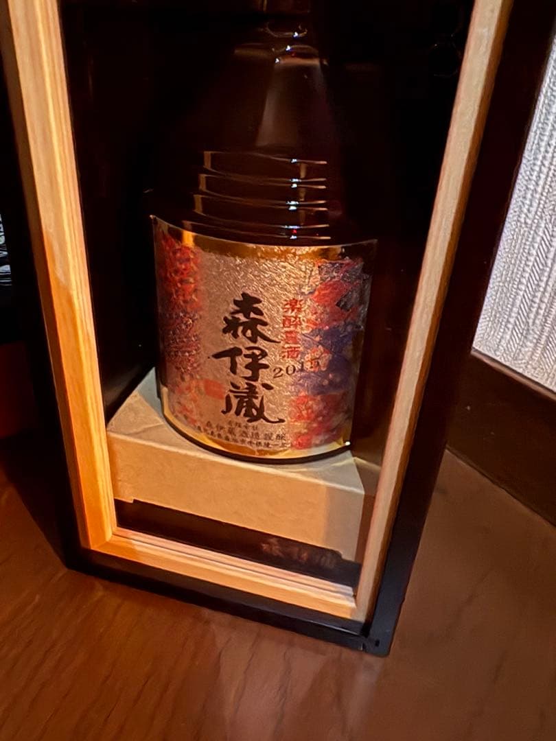 楽酔喜酒　森伊蔵 2015年 木箱入り 600ml 楽酔喜酒 森伊蔵 2015 箱付き 600ml 芋焼酎 東京都内発送限定