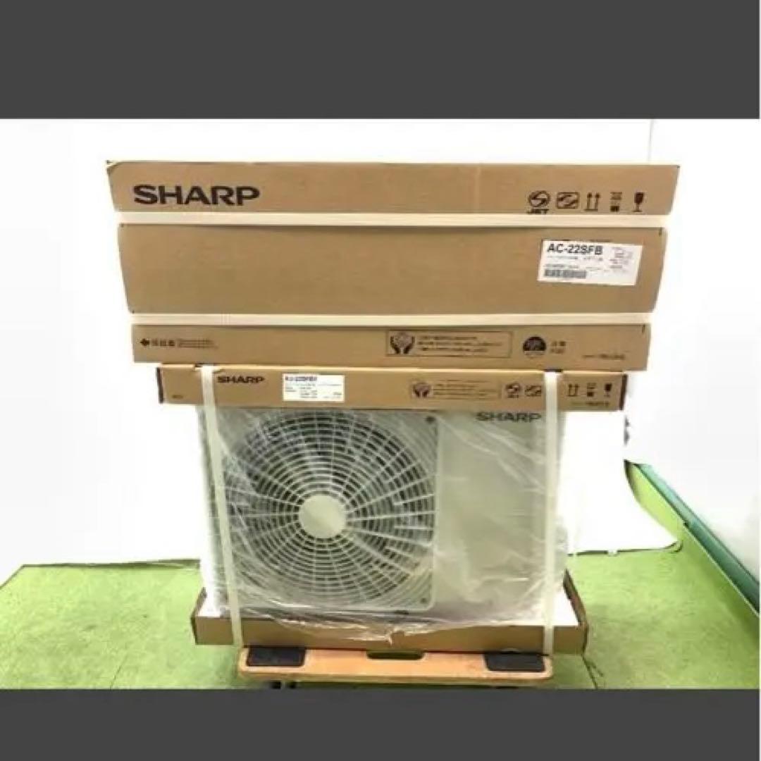 SHARP エアコン本体 未使用 ホワイト SHARP（シャープ） 【中古】ルームエアコン 室内機 AC-2207C 室外機 AU