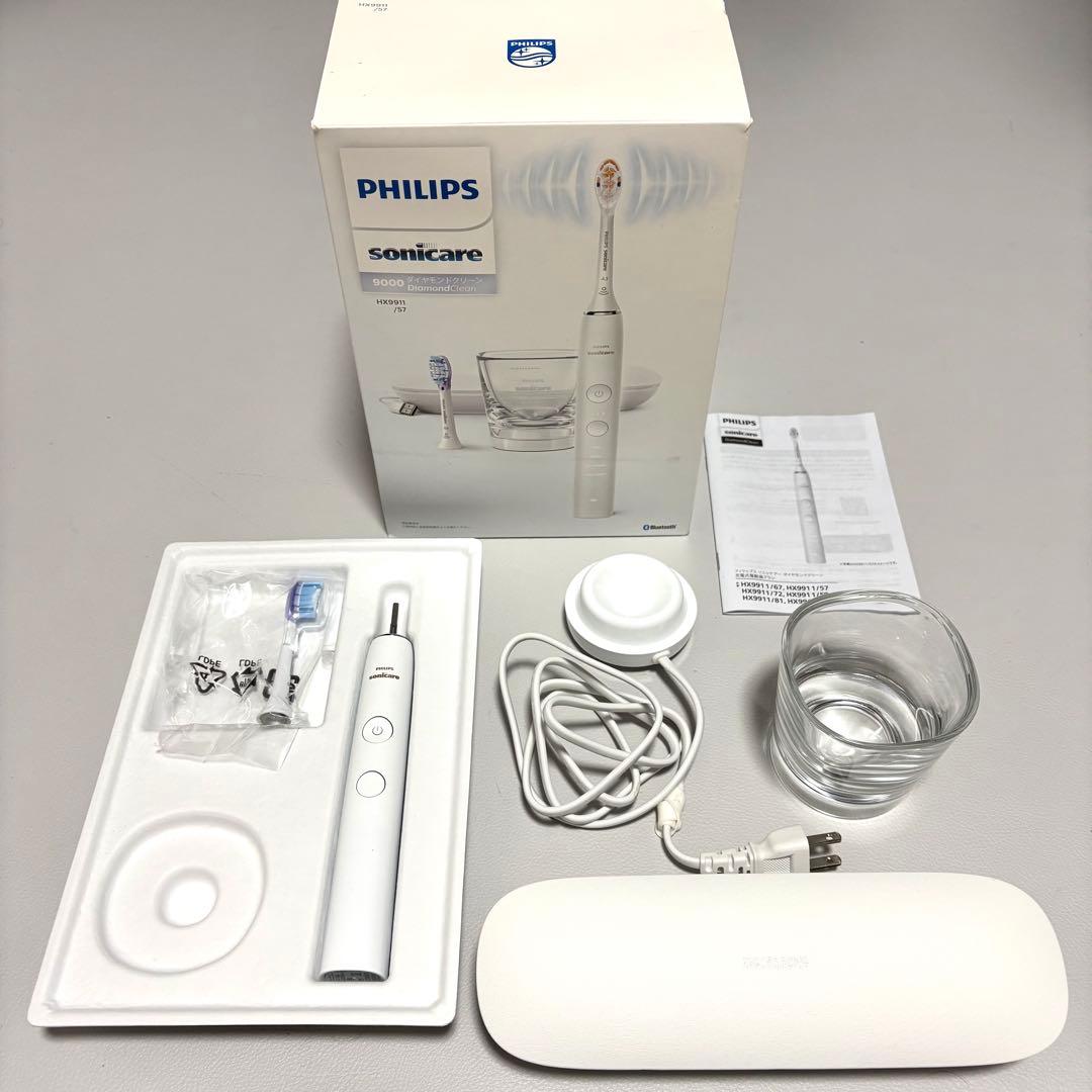 PHILIPS フィリップス ソニッケアー HX9911 音波電動歯ブラシ Philips（フィリップス） 電動歯ブラシ 音波歯ブラシ 替えブラシ付き